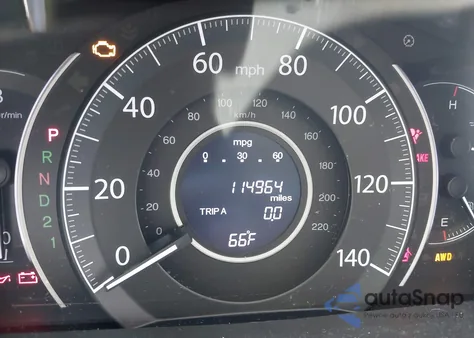 2014 Honda Cr-V Ex-L z USA, uszkodzony, nr VIN 5J6RM4H7XEL097695